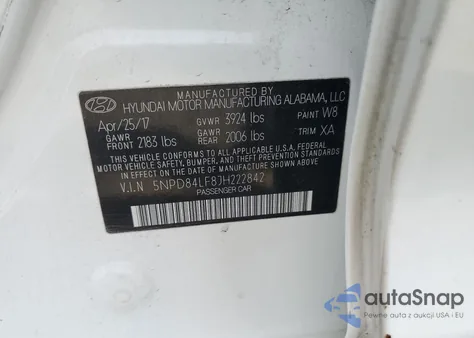 2018 Hyundai Elantra Sel from USA, damaged, VIN 5NPD84LF8JH222842
